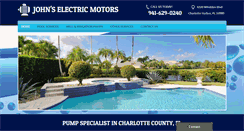 Desktop Screenshot of johnselectricmotors.net